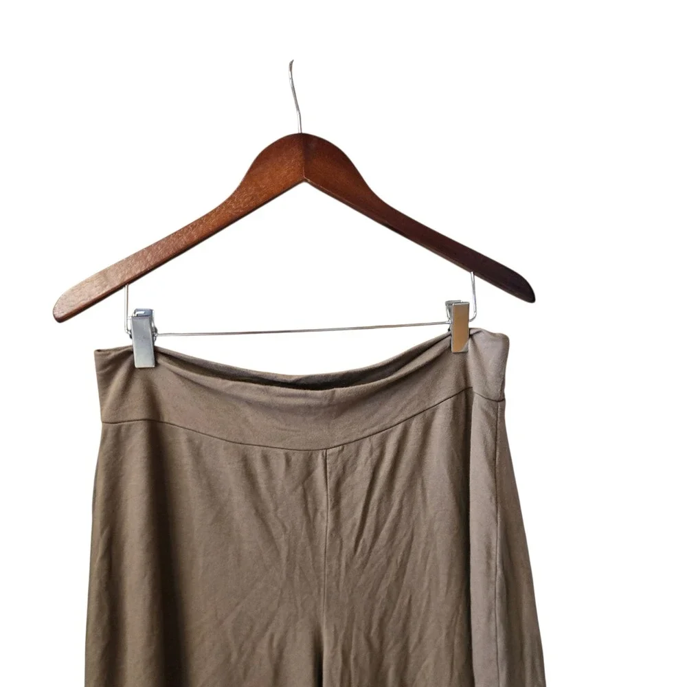 Flax In Motion‎ Wide Leg Cropped Pants Gaucho Medium